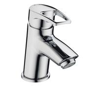 Bristan Smile Basin Mixer With Clicker Waste Chrome