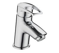 Bristan Smile Bathroom Taps, chrome basin mixer tap | SM BAS C, Includes clicker waste, Bathroom sink taps, Matching bath taps available, Lifetime Cover