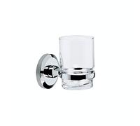 Bristan SO HOLD C Solo Toothbrush & Tumbler Holder – Wall-mounted, Chrome Plated