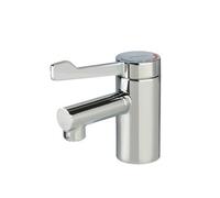 Bristan Solo 2 Mono Basin Mixer Tap with Long Lever and Copper Tails | Chrome | Brass | 50mm x 122mm