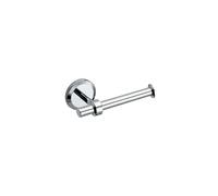 Bristan Solo Wall Mounted Single Toilet Roll Holder | Chrome | Brass | 180mm x 70mm x 85mm