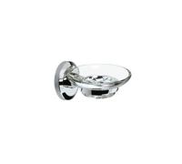 Bristan Solo Wall Mounted Soap Dish | Chrome | Brass | 111mm x 67mm x 128mm
