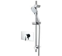 Bristan Sonique2 Recessed Shower Valve With Chrome Head & Adjustable Riser Rail
