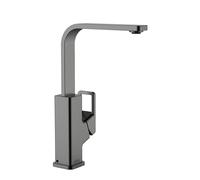 Bristan Spruce Kitchen Tap - Swivel spout, eco Start, Single Lever EasyFit Gun Metal Kitchen Sink tap, SPR EFSNK GM