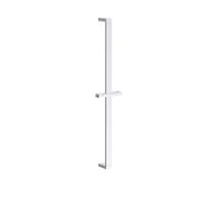 Bristan Square Riser Rail with Fixed Position Brackets, Wall Mounted, Chrome Finish