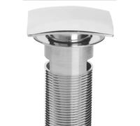 Bristan W Basin06 C Square Clicker Basin Waste Slotted C