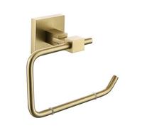 Bristan Square Toilet Roll Holder Brushed Brass
