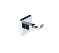 Bristan Square Wall Mounted Robe Hook | Chrome | Brass | 48mm x 48mm x 65mm