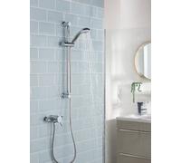 Bristan Strato Tmv2 Chrome Mini Valve Shower Kit With Single Function Handset - Lifetime Guarantee