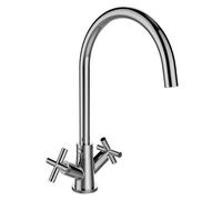 Bristan Tangerine Easyfit Monobloc Kitchen Sink Mixer Tap including Base | Chrome | Brass | 45mm x 370mm