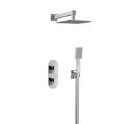 Bristan Tangram Concealed Dual Control Shower Pack2 Chrome