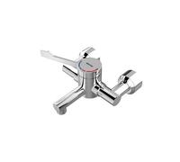 Bristan TMV3 Thermostatic Wall Mounted HTM64 Mixer Tap | Chrome | Brass | 200mm x 130mm