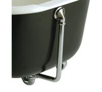 Bristan Traditional Exposed Bath Waste with Plug and Overflow | Chrome | Brass | 70mm x 440mm x 70mm