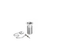 Bristan Traditional Slotted Basin Waste with Metal Plug | Chrome | Brass | 60mm x 90mm x 60mm