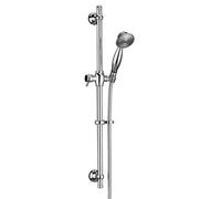 Bristan Tubular Single Function Slide Bar Shower Kit | Chrome | Brass/ABS | 19mm x 710mm x 69mm