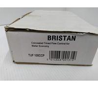 Bristan TUF100CCP Concealed Timed Flow Control for Water Economy Mixer Showers, Chrome