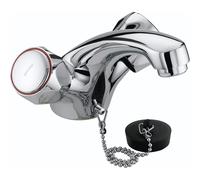 Bristan VAC BASNW C MT Club Mono Basin Mixer without Waste and Metal Heads - Chrome Plated