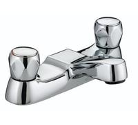 Bristan Vac Bf C Mt Club Utility Bath Filler Taps Chrome Plated With Metal Heads