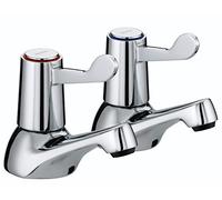 Bristan VAL 1/2 C CD Lever Basin Taps with Ceramic Disc Valves - Chrome Plated