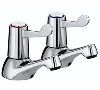 Bristan VAL 3/4 C CD Lever Bath Taps with Ceramic Disc Valves - Chrome Plated