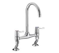 Bristan Val2 Brdsm C Cd Lever Bridge Deck Sink Mixer Chrome Kitchen Tap