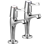 Bristan VAL2 HNK C CD Value High Neck Taps, Chrome