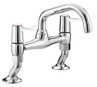 Bristan VAL2 PSNK C CD Value Deck & Bridge Sink Mixers, Chrome