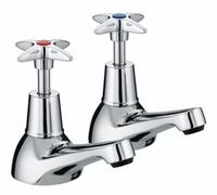 Bristan X Head Chrome Bath Taps - VAX-3/4-C