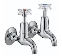 Bristan VAX BIB C Value Crosshead Bib Kitchen Sink Taps, Chrome