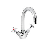 Bristan Vax2 Snk C X Cross Head Monobloc Sink Mixer Chrome Kitchen Tap