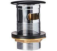 Bristan W BASIN10 C Basin Clicker Waste Round Slotted - Chrome