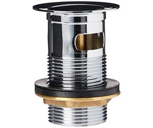 Bristan W BASIN10 C Basin Clicker Waste Round Slotted - Chrome