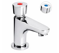 Bristan Z2 DUS Commercial Timed Flow Push Button Self Closing Basin Tap Chrome