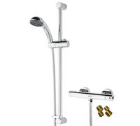 Bristan Zing Thermostatic Bar Mixer Shower Cool Touch 135 - 165mm Pipe Centres