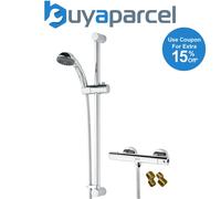 Bristan Zing Thermostatic Bar Mixer Shower Cool Touch 135 - 165mm Pipe Centres