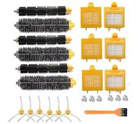 Bristle Brush Flexbile Beater Side Brush Hepa Filter Kit/Fit For IRobot Roomba 700 Series 770 780 790 Sweeping Robot Set (Color : As the picture)