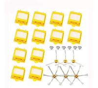Bristle Brush Flexbile Beater Side Brush Hepa Filter Kit/Fit For IRobot Roomba 700 Series 770 780 790 Sweeping Robot Set (Color : As the picture-02)