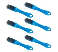 Bristle Brush Pack of 6 Cleaning Brush with Hog Bristles Natural Bristles Wild Boar Bristles Brush Hand Brush Dust Removal Brush Cleaning Brush Root Brush Multi Brush for Crumbs Cleaning