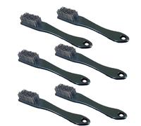 Bristle Brush Pack of 6 Cleaning Brush with Hog Bristles Natural Bristles Wild Boar Bristles Brush Hand Brush Dust Removal Brush Cleaning Brush Root Brush Multi Brush for Crumbs Cleaning