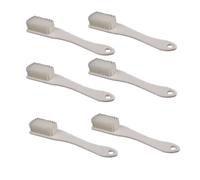 Bristle Brush Pack of 6 Cleaning Brush with Hog Bristles Natural Bristles Wild Boar Bristles Brush Hand Brush Dust Removal Brush Cleaning Brush Root Brush Multi Brush for Crumbs Cleaning