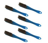 Bristle Brush Pack of 6 Cleaning Brush with Hog Bristles Natural Bristles Wild Boar Bristles Brush Hand Brush Dust Removal Brush Cleaning Brush Root Brush Multi Brush for Crumbs Cleaning