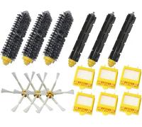 Bristle Flexible Beater Brush Hepa Filter Side Brush/Fit For IRobot Roomba 700 Series 770 780 790 Vacuum Cleaner Sweeping Robot Set (Color : Light yellow)