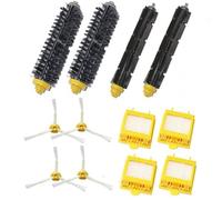 Bristle Flexible Beater Brush Hepa Filter Side Brush/Fit For IRobot Roomba 700 Series 770 780 790 Vacuum Cleaner Sweeping Robot Set (Color : Army Green)
