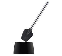 Bristle-Free Silicone Spatula Toilet Brush With Long Handle - Hygienic, Drip Free, Grooved Cleaning Tool - Measures 41Cm