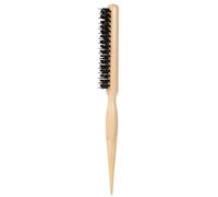 Bristle Hairbrush | Soft Bristle Hair Brush | Bristle Comb, Nylon Bristle Tail Hairbrush, Bristle Teasing Comb, Styling Curling And Detangling Comb For Defined Curls And Smooth Hair