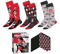 Harley Quinn Pack of 3 Adults Socks for Everyday Wear and Gifts