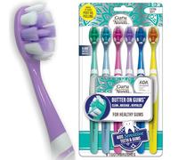 Bristle Toothbrush Multi-Pack, Extra Soft, 6 Toothbrushes, GuruNanda