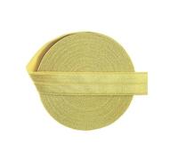 Bristlegrass Dijon 50 Yard 5/8 Inch Picot Loop Elastic Band Crown Frilly Lace Spandex Ribbon for Hair Tie Headband Lingerie Underwear Sewing Trim Solid Color Ribbon Sewing lace Dijon（50Yard 5/8")