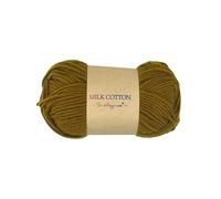 Bristlegrass Dijon Yarn for Crocheting Saver Light Yarn Acrylic - Knitting/Crochet Crochet Wool Yarn Pom-Poms Milk Cotton Hand Knitting Threads Sweater Needlework Craft1.76Oz,115 Yds