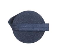 Bristlegrass Dresden Blue 50 Yard 5/8 Inch Picot Plush Bra Strap Elastic Bands for Sewing Roll Spool Nylon Spandex Shoulder Tape for Lingerie Underwear Sewing Trim Dresden Blue（50Yard 5/8")